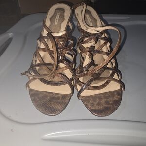 Brown Strappy Sandals